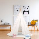 Teepee Tent for Kids - Play Tent for Boy Girl Indoor Outdoor Canvas Teepee