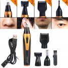 Professional Hair USB Charge Eyebrow Ear Nose Trimmer Electric Shaver Razor Kit