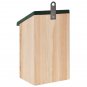 Bird Wooden Houses 4 pcs Wood House 4.7'x4.7"x8.7"