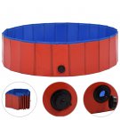 Foldable Dog Swimming Pool Red OR Blue 47.2" Pet Supplies