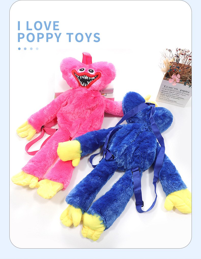 40CM Huggy Wuggy Poppy Playtime Plush Doll Toys Bags Backpacks Birthday Holiday Gift