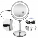 Touch 10X Magnifying Makeup Mirror LED Lighted Dual Side Vanity Cosmetic Mirror