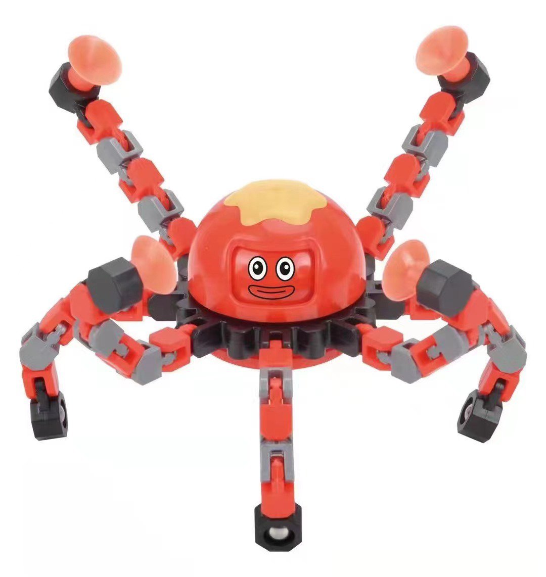 Deformable Fingertip Spin Top Fidget Spinner Gyro Robot Antistress Toy Octopus