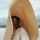 Women Extra Wide Brim Sun Visors Straw Folding Floppy Hat UV Protection Beach