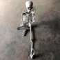 90cm / 35.4" Hanging Halloween Skull Skeleton Bones Poseable Human Full Life Size Prop Party