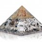 65mm Magic Natural Crystal Orgonite Pyramid Reiki Amethyst Sphere Energy Healing Chakra Meditation