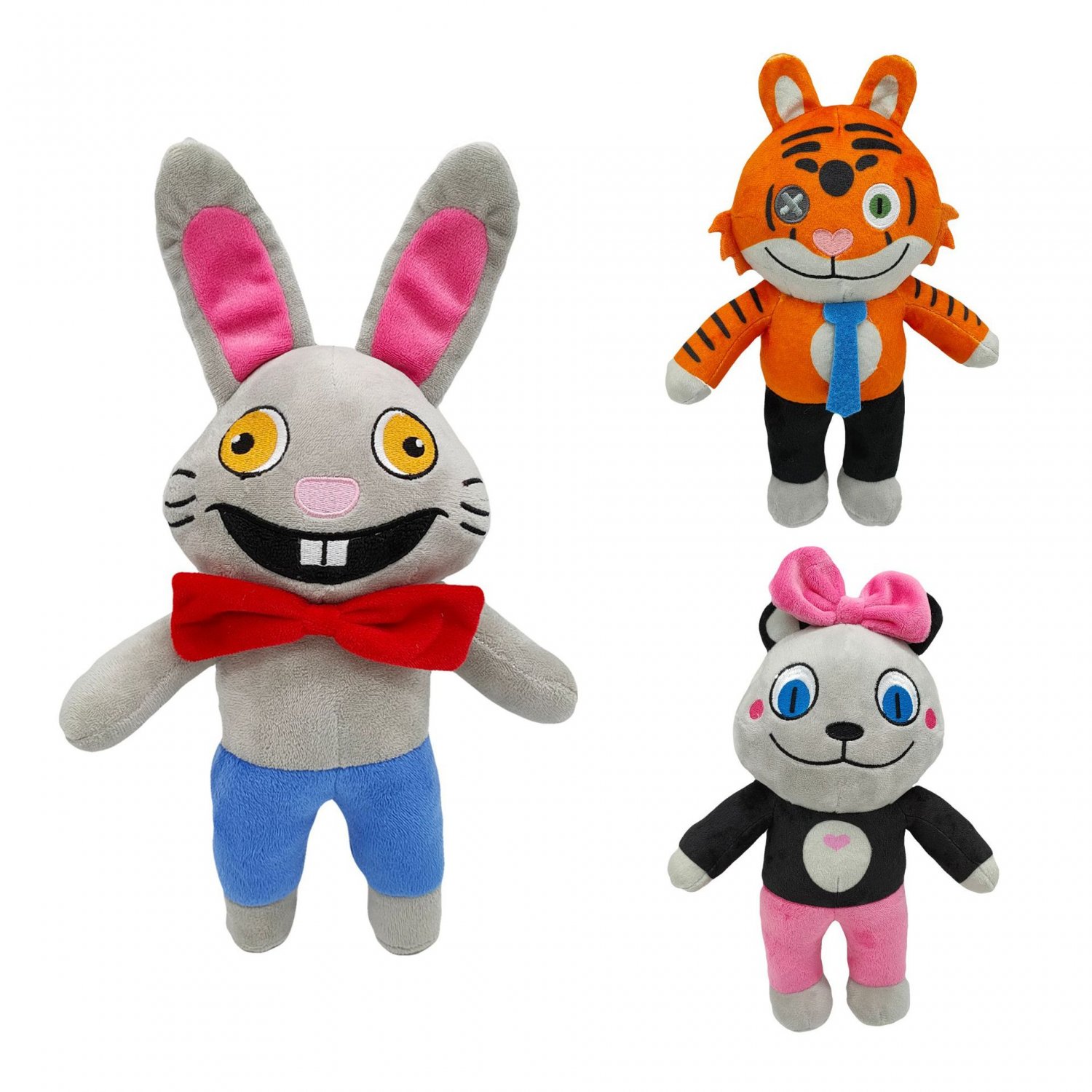 Panda Tiger Rabbit Animal Toy Plush Stuffed Toys Kid Children Present Gift