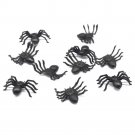 100PCS Halloween Realistic Spider Fake Plastic Scary Spider Prank Prop Joke Toys
