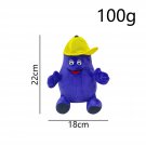 22cm GRIMACE Yellow Hat Plush Doll Purple Eggplant Mcdonald's Collection Toys