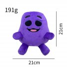 GRIMACE Yellow Hat Plush Doll Purple Eggplant Cups Mcdonald's Collection Kid Toy
