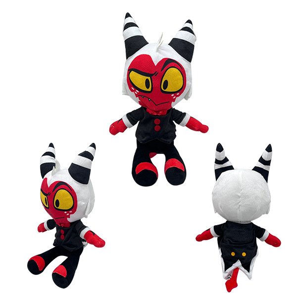 Moxxie Helluva Boss Anime Plush Doll Hazbin Hotel Figures Doll Toys Gift