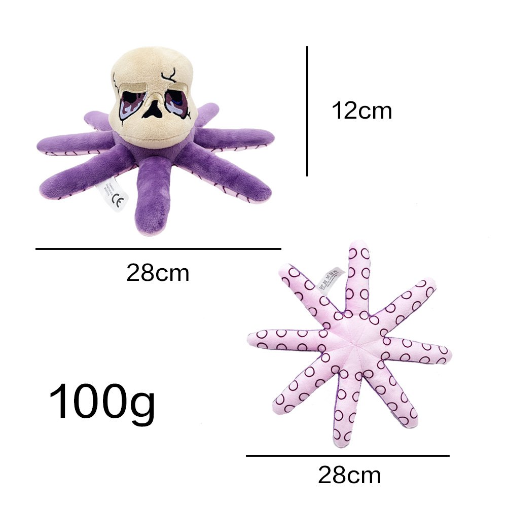 28cm Terry the Octoskull Plush Doll North of the Border Monster Stuffed ...