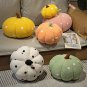 Pumpkin Shaped With Dot Pillow Cozy Halloween Decor Stuffed Plush Doll