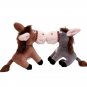 Cute Standing Donkey Plush Stuffed Animal Toy Two Colors