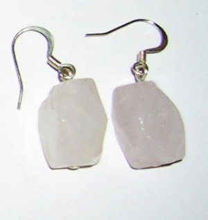 Rose Quarts medium earrings