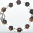 smoky and clear Quarts bracelet