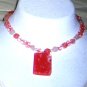Cherry Quearts with pearls and big pandent