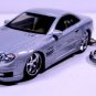 RARE KEY CHAIN SILVER MERCEDES SL SL350 SL500 SL 600 SL55 SL65 LIMITED EDITION
