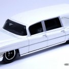 KEY CHAIN 63/64 WHITE CADILLAC FLEETWOOD HEARSE FUNERAL GOTHIC COACH MEAT WAGON KEY CHAIN 63/64 WHITE CADILLAC FLEETWOOD HEARSE FUNERAL GOTHIC COACH MEAT WAGON