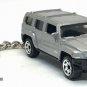 KEY CHAIN RING SILVER PEWTER GREY HUMMER H3 4X4 SUV HUMVEE NEW LIMITED EDITION