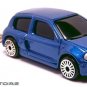 RARE KEY CHAIN ILLIADE BLUE RENAULT CLIO lI BLACK TINTED WINDOWS LIMITED EDITION