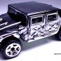 RARE NICE KEY CHAIN RING CHROME/PEWTER HUMMER H-1 HUMVEE H1 AM GENERAL H-VEE 4X4