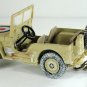 RARE KEY CHAIN US/UK BRITISH SAND CAMO JEEP WILLYS MB/GPW/GP 4x4 WW2 DESERT RATS