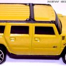 KEY CHAIN YELLOW & BLACK AM GENERAL HUMMER H2 HUMVEE GM CUSTOM LIMITED EDITION