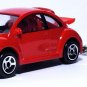 2 LOT KEY CHAIN RED & ORANGE VW NEW BEETLE RSI VOLKSWAGEN CUSTOM LIMITED EDITION