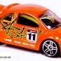 2 LOT KEY CHAIN RED & ORANGE VW NEW BEETLE RSI VOLKSWAGEN CUSTOM LIMITED EDITION