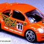 2 LOT KEY CHAIN RED & ORANGE VW NEW BEETLE RSI VOLKSWAGEN CUSTOM LIMITED EDITION