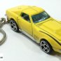 RARE KEY CHAIN 69/1969/1970 YELLOW CHEVY CORVETTE 427 C3 CUSTOM LIMITED EDITION