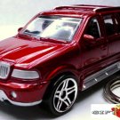 RARE KEY CHAIN DARK RED LINCOLN NAVIGATOR/AVIATOR SUV LIMITED EDITION CUSTOM NEW