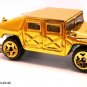 RARE!! KEY CHAIN GOLD HUMMER HUMVEE H1 4X4 AM GENERAL CUSTOM LIMITED EDITION NEW