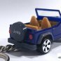 RARE! HTF KEY CHAIN BLUE JEEP WRANGLER KEYRING 4x4 AWD 4WD NEW LIMITED EDITION