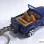 RARE! HTF KEY CHAIN BLUE JEEP WRANGLER KEYRING 4x4 AWD 4WD NEW LIMITED EDITION