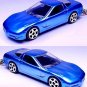 KEY CHAIN 1997~98~1999~2002~2003~2004 BLUE CHEVY CORVETTE C5 CHEVROLET PORTE CLE