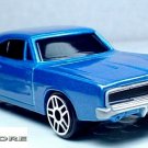 KEY CHAIN 69~1969~1970 BLUE & SILVER MOPAR DODGE CHARGER FAST & FURIOUS LIMITED