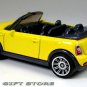 RARE!! KEY CHAIN YELLOW BMW MINI COOPER S CONVERTIBLE CABRIO NEW LIMITED EDITION