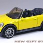 RARE!! KEY CHAIN YELLOW BMW MINI COOPER S CONVERTIBLE CABRIO NEW LIMITED EDITION