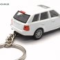 RARE KEY CHAIN WHITE LAND ROVER RANGE ROVER CUSTOM LIMITED EDITION NEW KEY RING