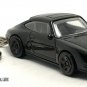 RARE NICE KEY CHAIN RING TRIPLE BLACK PORSCHE 911 CARRERA CUSTOM LIMITED EDITION