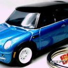 RARE KEY CHAIN BLUE BLACK TOP BMW NEW MINI COOPER S LIMITED EDITION BRAND NEW RARE KEY CHAIN BLUE BLACK TOP BMW NEW MINI COOPER S LIMITED EDITION BRAND NEW