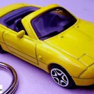 RARE KEY CHAIN RING YELLOW MAZDA MIATA MX5 MX 5 M E/S NEW LIMITED EDITION CUSTOM RARE KEY CHAIN RING YELLOW MAZDA MIATA MX5 MX 5 M E/S NEW LIMITED EDITION CUSTOM