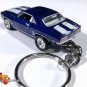 RARE KEY CHAIN 68/1969 BLUE WHITE CHEVY CAMARO Z28 CHEVROLET NEW LIMITED EDITION