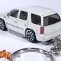 HTF KEY CHAIN RING WHITE CADILLAC ESCALADE LUXURY SUV CUSTOM LIMITED EDITION NEW