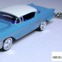 RARE KEY CHAIN 57/58/59 BLUE/WHITE CHEVY IMPALA CHEVROLET CUSTOM LIMITED EDITION