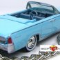 RARE!! KEY CHAIN 1961~1968~1969 BLUE LINCOLN CONTINENTAL CONVERTIBLE LTD EDITION