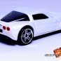 RARE! KEY CHAIN RING WHITE CHEVY CORVETTE C6 COUPE CHEVROLET NEW CUSTOM LIMITED