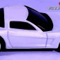RARE! KEY CHAIN RING WHITE CHEVY CORVETTE C6 COUPE CHEVROLET NEW CUSTOM LIMITED